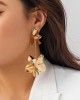 Flower Shape Earrings Accessories Drop Earrings