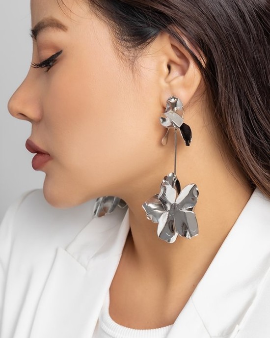 Flower Shape Earrings Accessories Drop Earrings