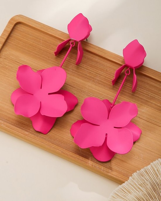 Flower Shape Earrings Accessories Drop Earrings