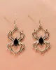 Halloween Pumpkin Skeleton Bat Earrings