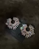 Statement Multi-Colored Rhinestone Earrings Accessories