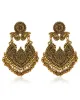 Retro Palace Style Exaggerated Carved Earrings