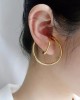 Chic Irregular Solid Color Twist Earrings