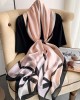 Urban Bow-Embellished Printed Contrast Color Shawl