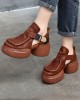 Closed-Toe Sandals Platform Shoes