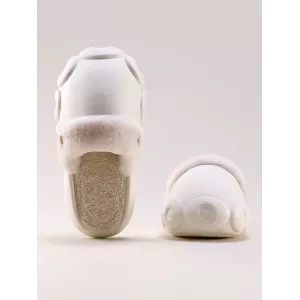 Warm Removable Washable Waterproof Thick-Soled Cotton Slippers