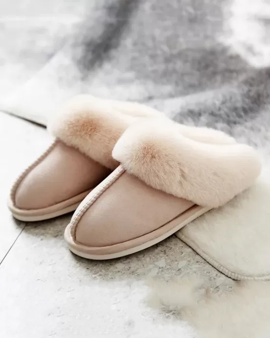 Indoor Warm Faux Fur Non-Slip Keep Warm Slippers