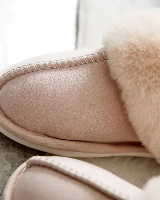 Indoor Warm Faux Fur Non-Slip Keep Warm Slippers