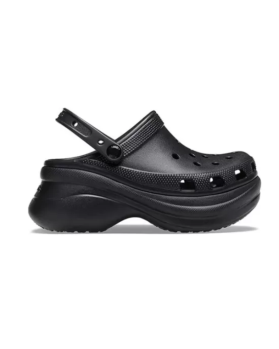 Solid Color Thick-Soled  Slope-Heel Heightening Beach Hole Shoes