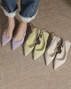 Solid Color Sandals Pumps