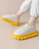 Warm Indoor Non-Slip Waterproof Soft Sole Padded Flat Shoes