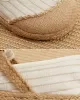 Straw Knitting Striped Flat Shoes Casual Shoes