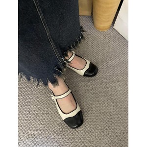 Round Cut Round-Toe Split-Joint Mary Janes