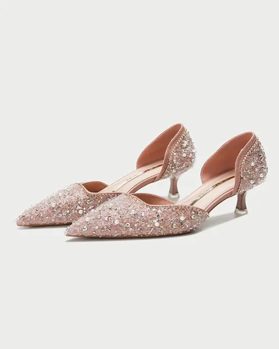 Rhinestone Shiny Pumps