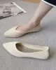 Breathable Hollow Solid Color Flat Shoes