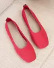 Breathable Solid Color Flat Shoes