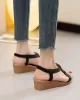 Elasticity Open Toe Peep Toe Wedges & Flatform Sandals