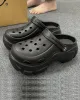 Hollow Round-Toe Slider Sandals Platform Shoes Crocs