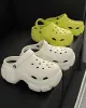 Hollow Round-Toe Slider Sandals Platform Shoes Crocs