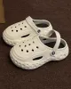 Hollow Round-Toe Slider Sandals Crocs