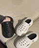 Hollow Round-Toe Slider Sandals Crocs