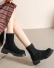 Round-Toe Split-Joint Boots