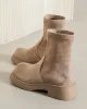 Round-Toe Split-Joint Boots