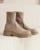 Round-Toe Split-Joint Boots