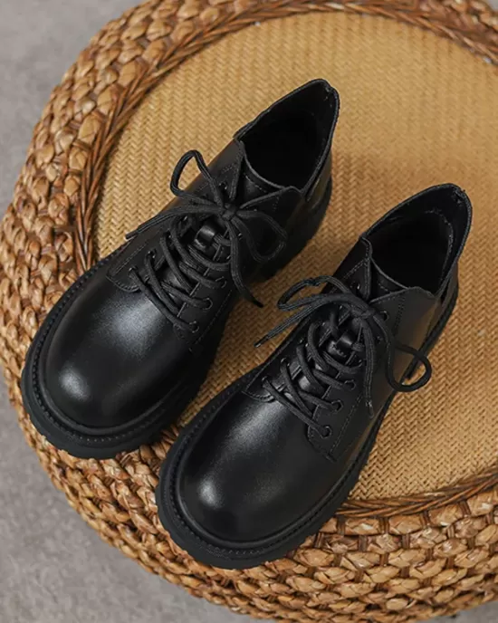 Lace-Up Rivet Round-Toe Split-Joint Dr. Martens Boots Boots