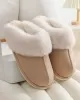 Round-Toe Split-Joint Slippers