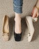 Shallow Cut Split-Joint Square-Toe Pumps