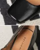 Lace-Up Shallow Cut Square-Toe Pumps