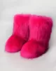 Keep Warm Round-Toe Solid Color Boots