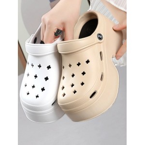 Hollow Sandals Crocs Slippers Platform Shoes