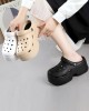 Hollow Sandals Crocs Slippers Platform Shoes