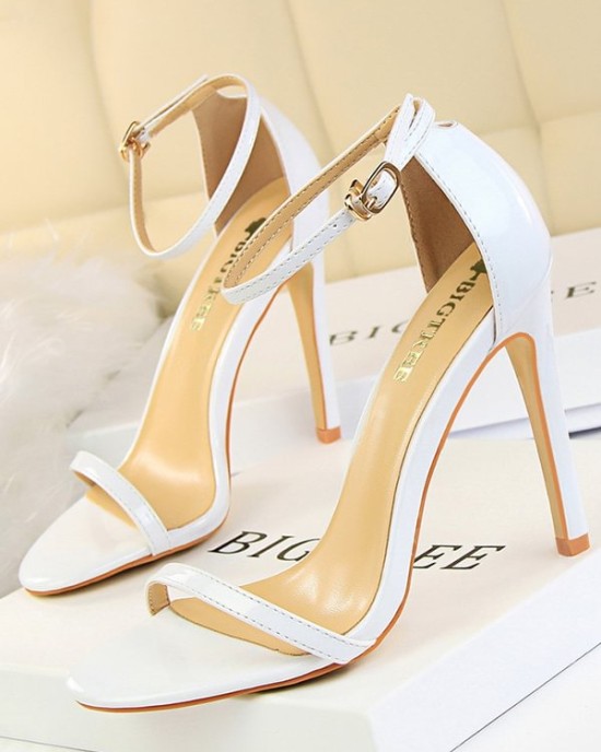 Hollow Open Toe Split-Joint Sandals Pumps