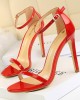 Hollow Open Toe Split-Joint Sandals Pumps