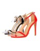 Hollow Open Toe Split-Joint Sandals Pumps