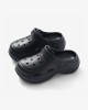 Hollow Round-Toe Solid Color Slippers Sandals Crocs