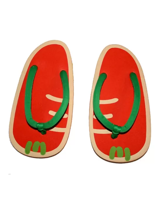 Summer Fruit Cartoon Cute Pattern Flat Shoes Flip Flops