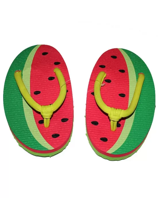 Summer Fruit Cartoon Cute Pattern Flat Shoes Flip Flops