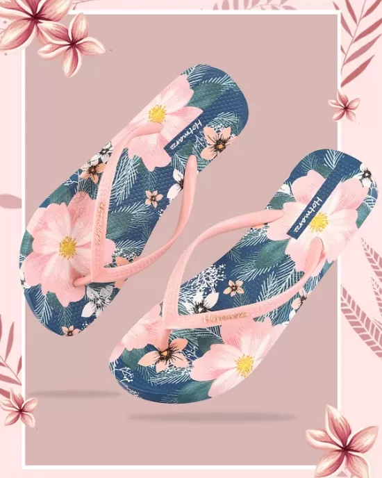 Floral Print Non-Slip Beach Sandals Slippers Shoes