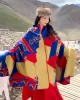 Casual Loose Patchwork Shawl&Cloak