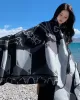 Casual Loose Patchwork Shawl&Cloak