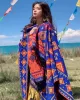 Casual Loose Floral Printed Shawl&Cloak