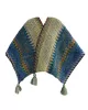 Casual Loose Tasseled Patchwork Shawl&Cloak