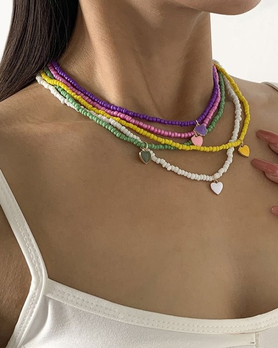 Original Solid Color Beads Necklace Original Solid Color Beads Necklace