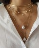 Original Vintage Statement Geometric Chains Necklace Original Vintage Statement Geometric Chains Necklace