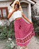 Boho Casual Vacation Elegant Floral Skirt