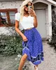 Boho Casual Vacation Elegant Floral Skirt